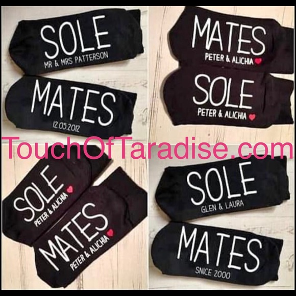 Personalized Socks “Sole Mates” - Picture 2 of 5